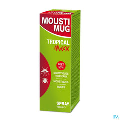 Moustimug Tropical Maxx Spray 50% DEET 100 ml