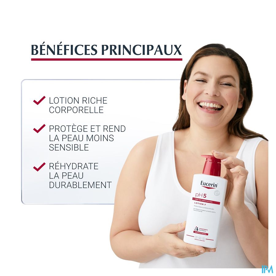 pH5 Lotion Riche F Peau Très Sèche et Sensible avec pompe 400ml