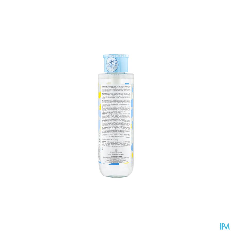 Klorane - Eau nettoyante sans rinçage au Calendula apaisant - Bébé - Peau normale