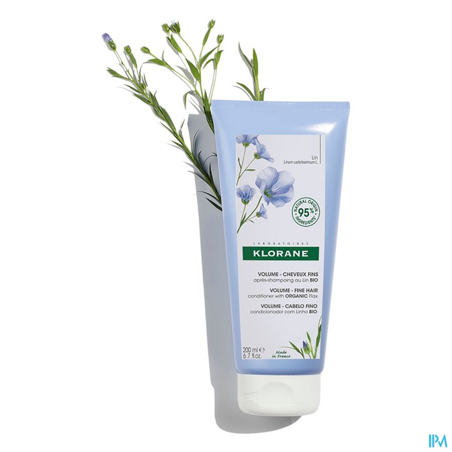 Klorane - Après-shampoing au Lin BIO - Volume - Cheveux fins
