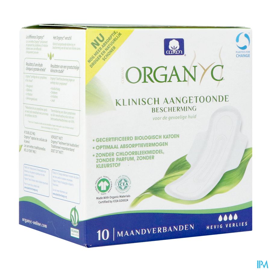 Organyc Serviettes Super Coton Bio 10