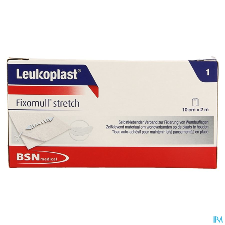 Fixomull Stretch 10cmx2m 1 Leukoplast