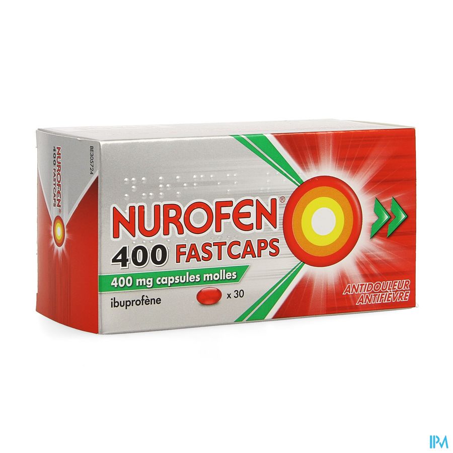 Nurofen 400 Fastcaps Caps 30x400mg