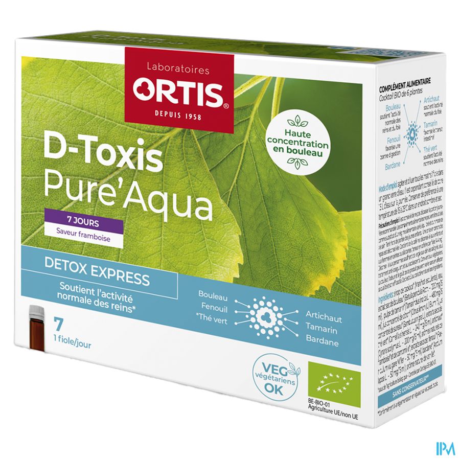 D Toxis Pure Aqua Framboise 7x15ml