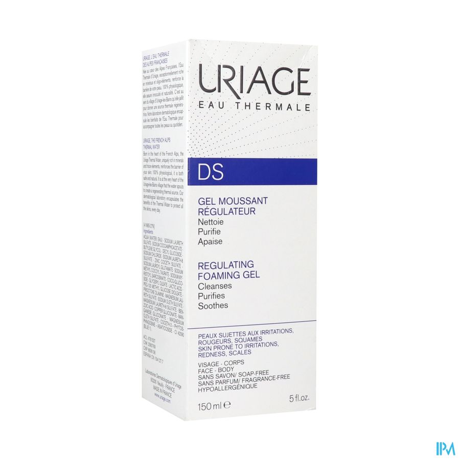 Uriage Ds Gel Nettoyant Tube 150ml