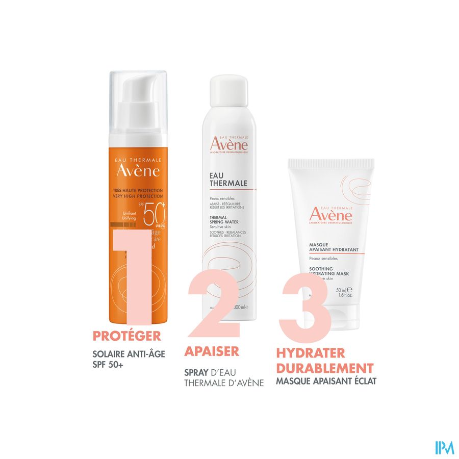 Eau Thermale Avène - Solaire anti-âge teinté SPF50+ Soins solaires ORANGE
