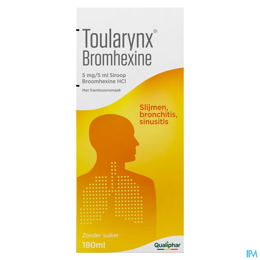 Toularynx Bromhexine 180 ml sirop toux grasse