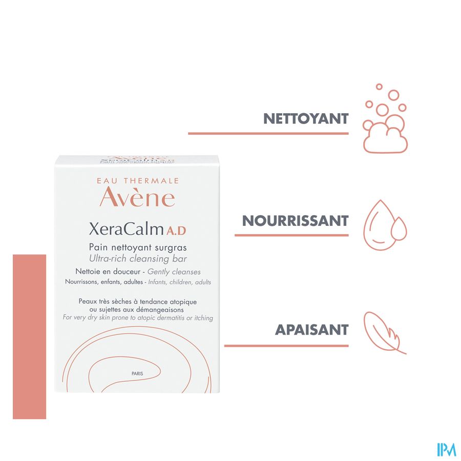 Eau Thermale Avène Pain nettoyant XERACALM AD