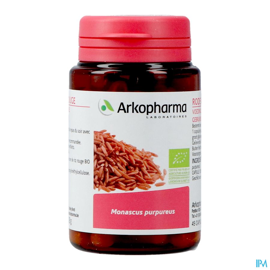 Arkogelules Levure Riz Rouge Bio Caps 45 Nf