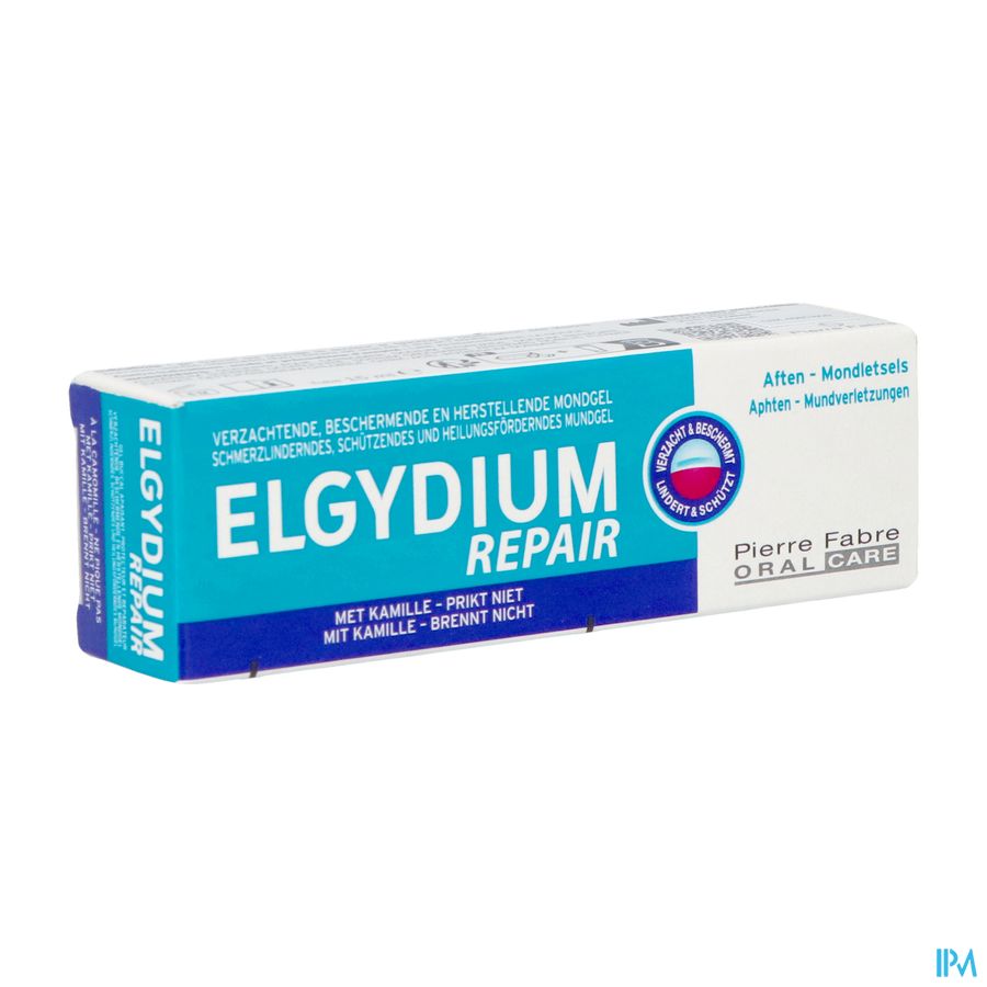 ELGYDIUM - REPAIR Gel buccal apaisant, protecteur et réparateur - aphtes & blessures 15ML