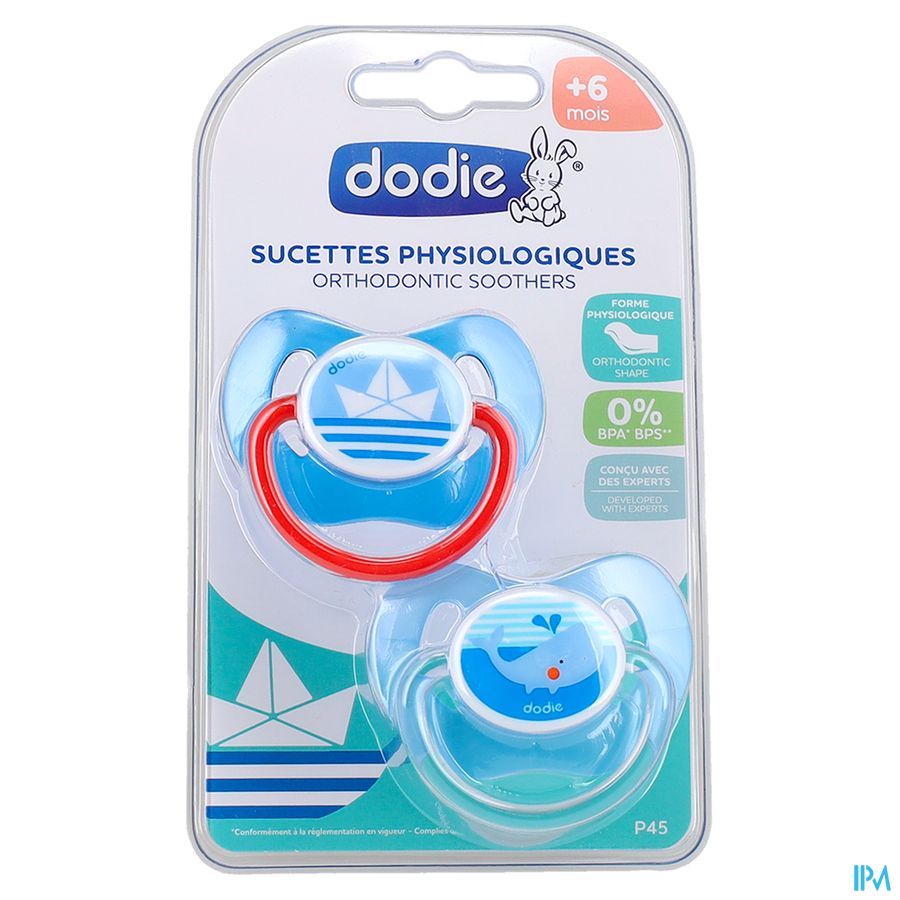 Dodie Sucette Physio Silic. 2 +6m Messages Coeurs