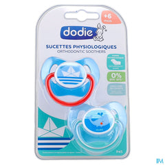 Dodie Sucette Physio Silic. 2 +6m Messages Coeurs