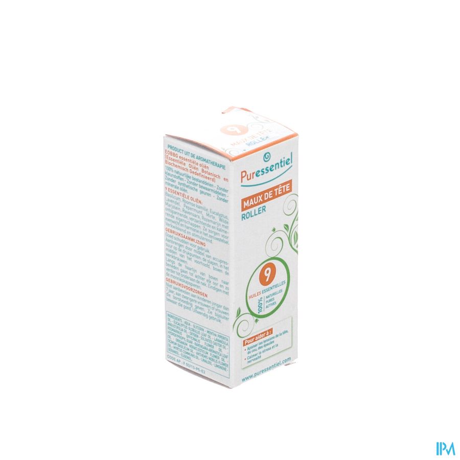 Puressentiel Roller Maux Tete 9 Hle Ess 5ml