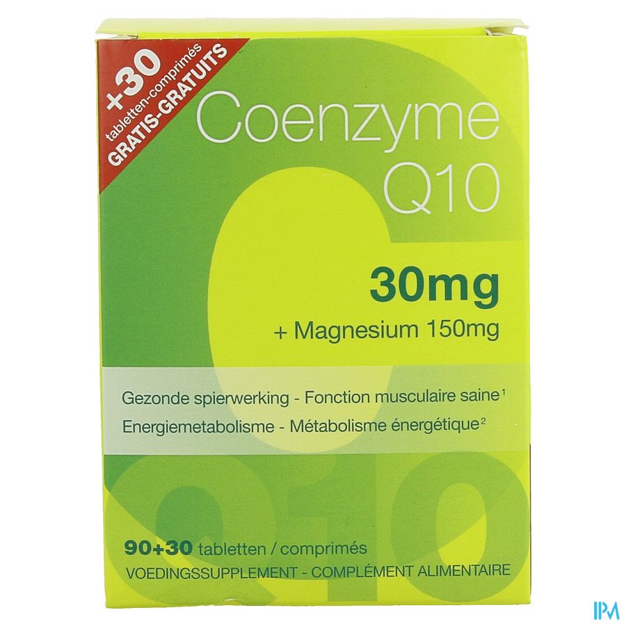 Coenzyme Q10 30mg+mg Comp 90+ Comp 30 Grat.revogan