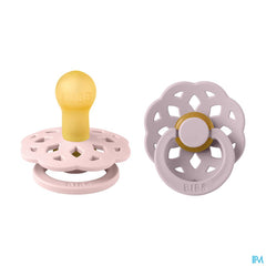 Bibs 1 Sucette Boheme Duo Blossom/lilac 2