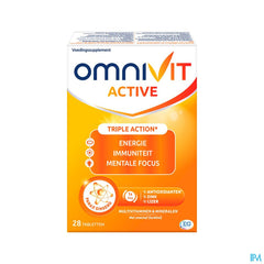 Omnivit Active 28cp - Vitamine Immunité Energie