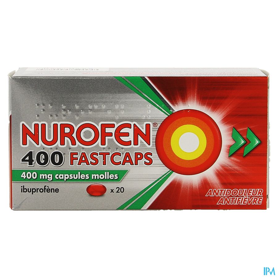 Nurofen 400 Fastcaps Caps 20x400mg