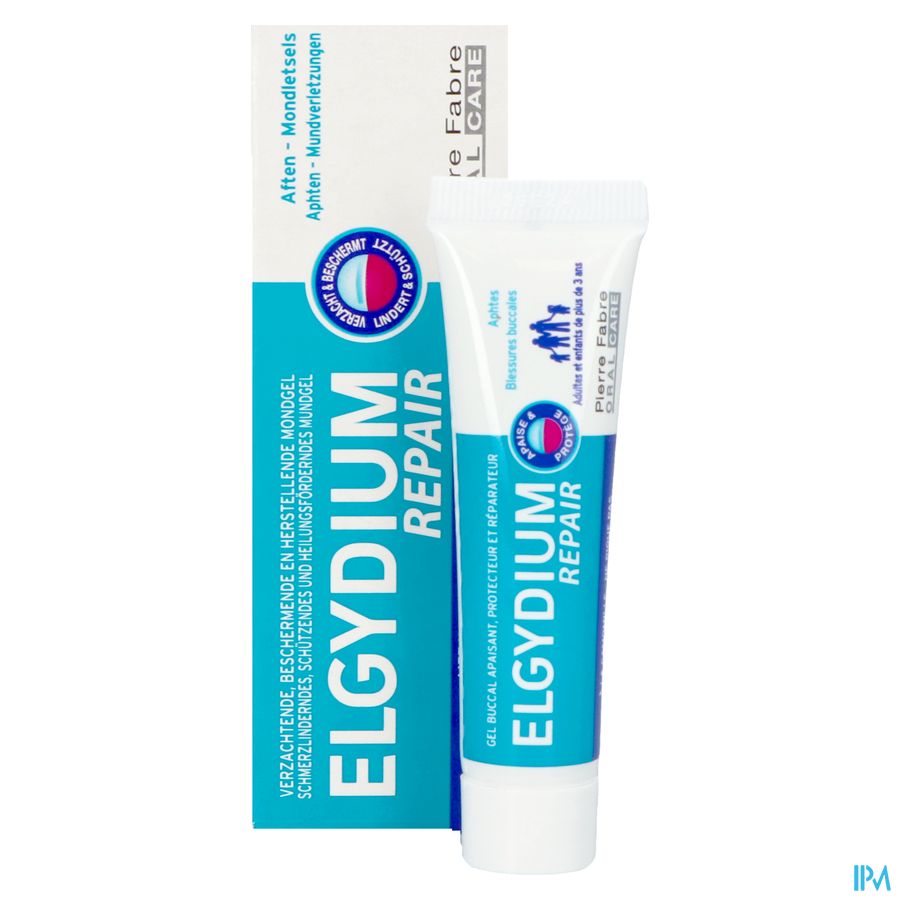 ELGYDIUM - REPAIR Gel buccal apaisant, protecteur et réparateur - aphtes & blessures 15ML