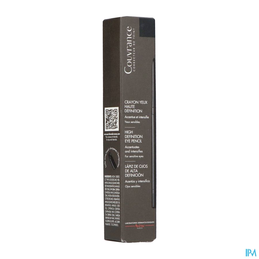 Eau Thermale Avène COUVRANCE Crayon yeux haute définition noir
