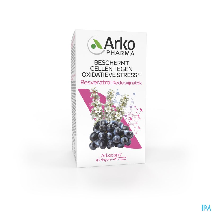 Arkogelules Resveratrol Caps 45 Rempl.3045283