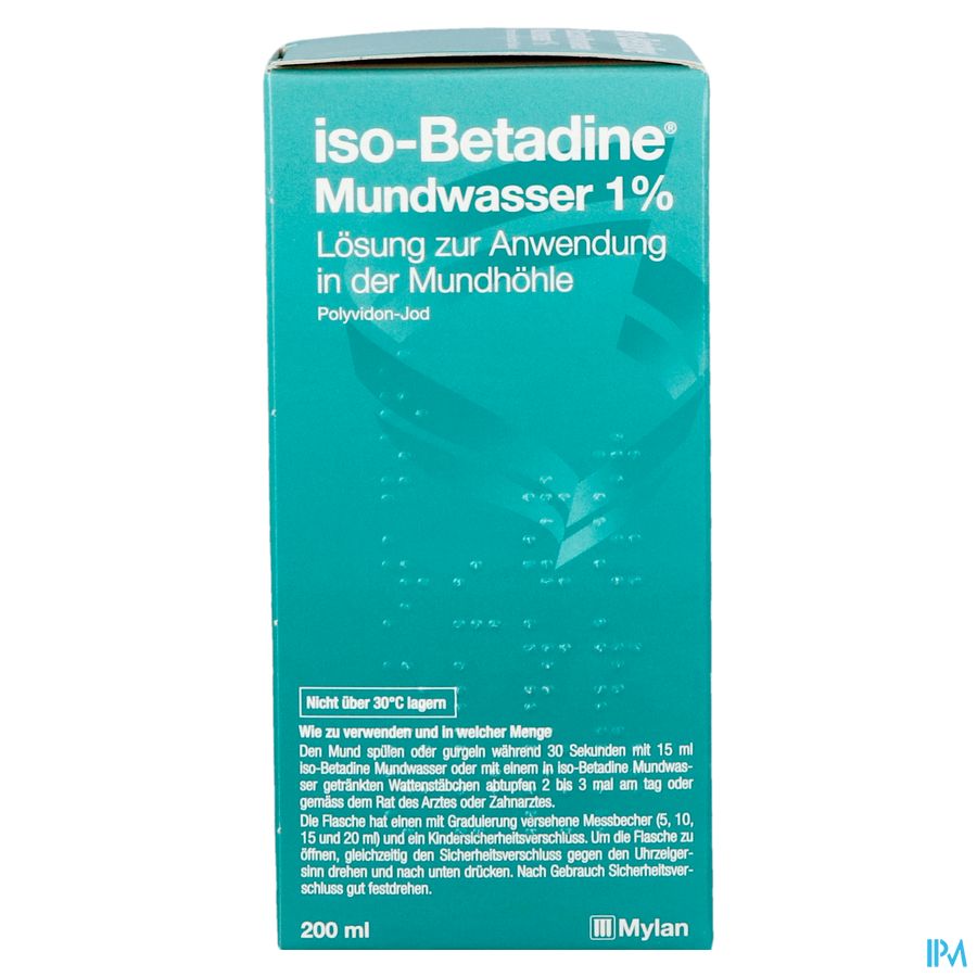 Iso Betadine 1% Nf Sol Bucc 200ml Ready To Use