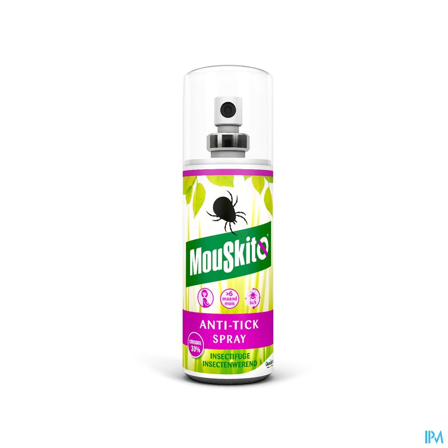 Mouskito Anti-Tick spray 100 ml - Anti-Tiques - Europe - Citriodiol 30 %