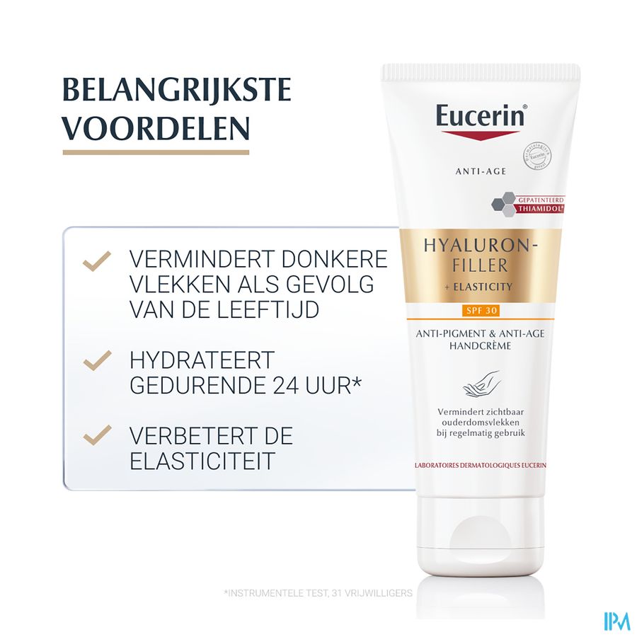 Hyaluron-Filler + Elasticity Crème Mains Anti-Taches & Anti-Âge Tube 75ml