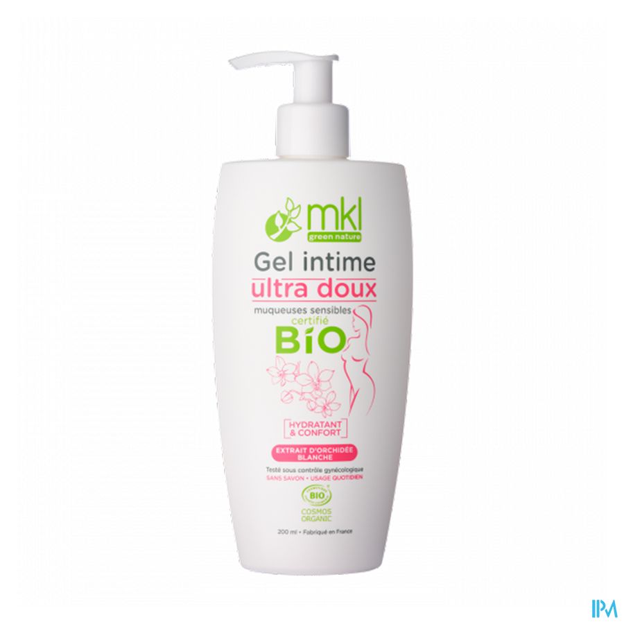 Mkl Gel Hygiene Intime Bio Ultra Doux Fl Pomp200ml