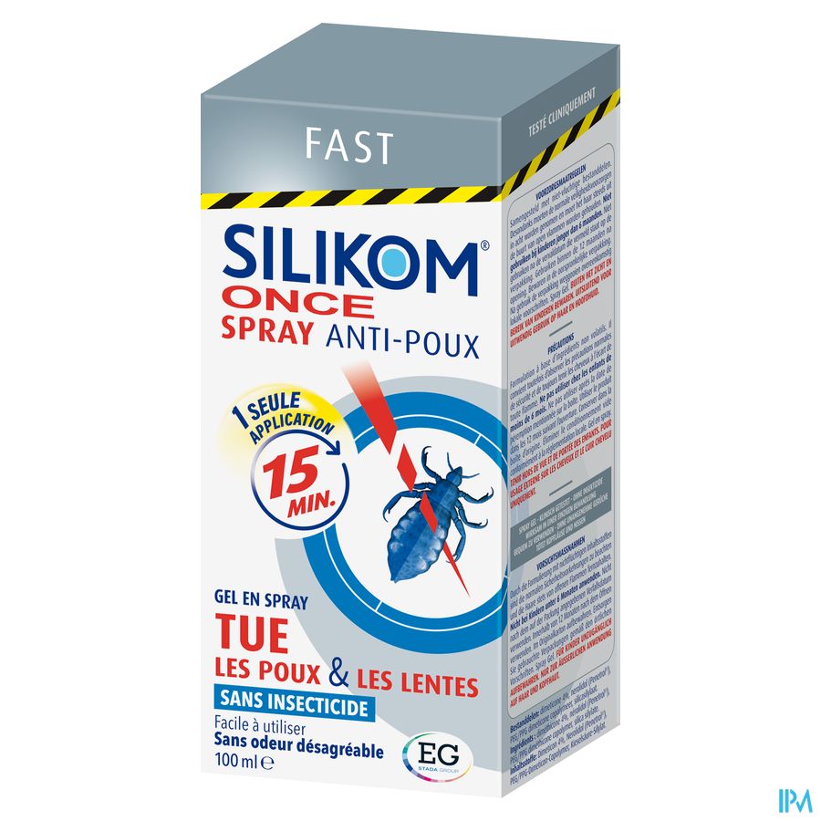 Silikom Once Spray Gel A/pouce 100ml