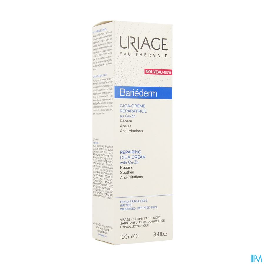 Uriage Bariederm Cica Creme Reparatrice 100ml