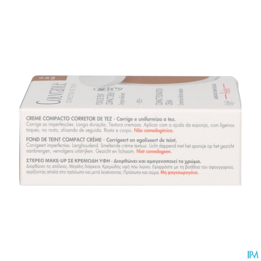 Eau Thermale Avène Fond de Teint Compact Crème 1.4 Doré Couvrance