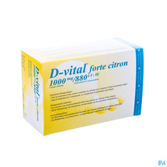 D-vital Forte Citron 1000mg/880ui Efferv. Sach 30
