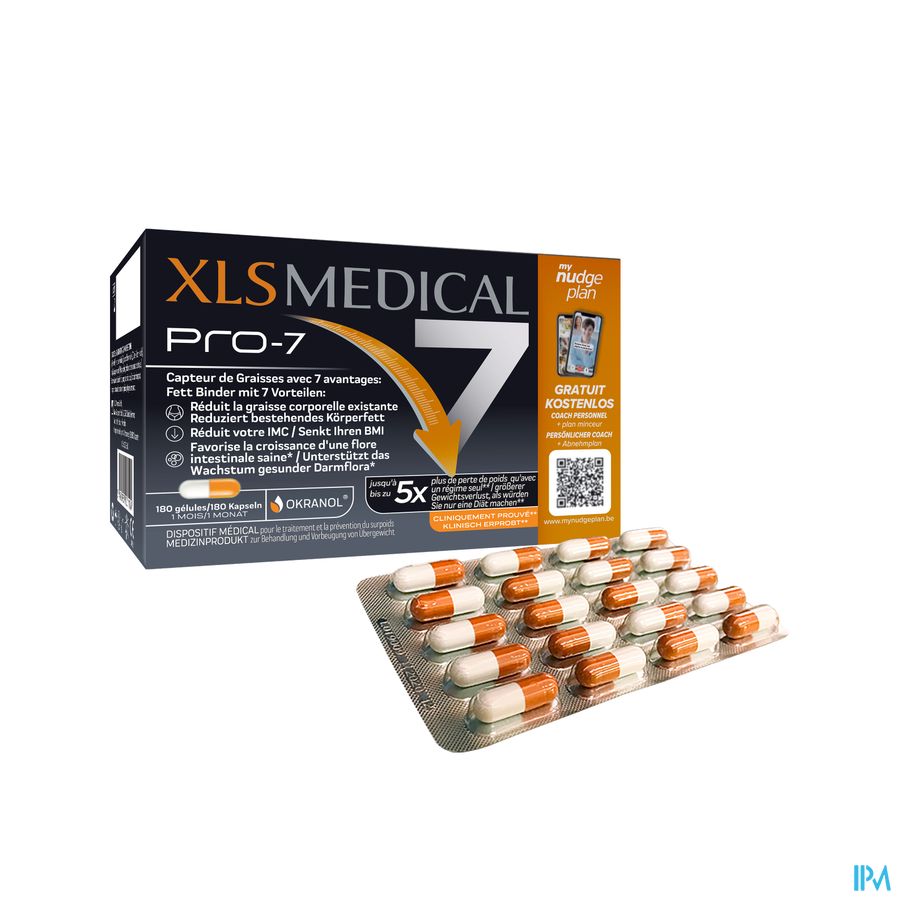XLS Medical Pro-7 gélules – Perte de poids & 7 avantages cliniquement prouvés