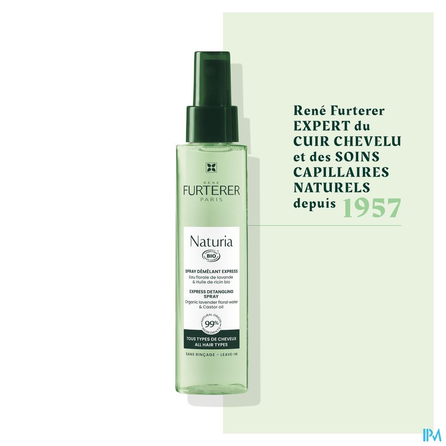 René Furterer Spray démêlant express - Spray démêlant cheveux bio - NATURIA