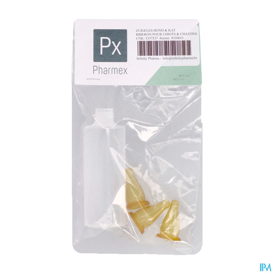Appeg Biber Plast + 3 Tetines Chats-chiot100