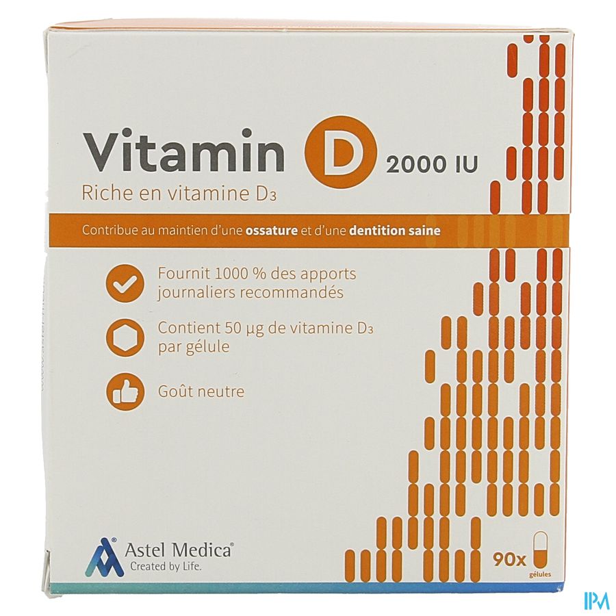 Astel Vitamin D 2000iu Caps 90