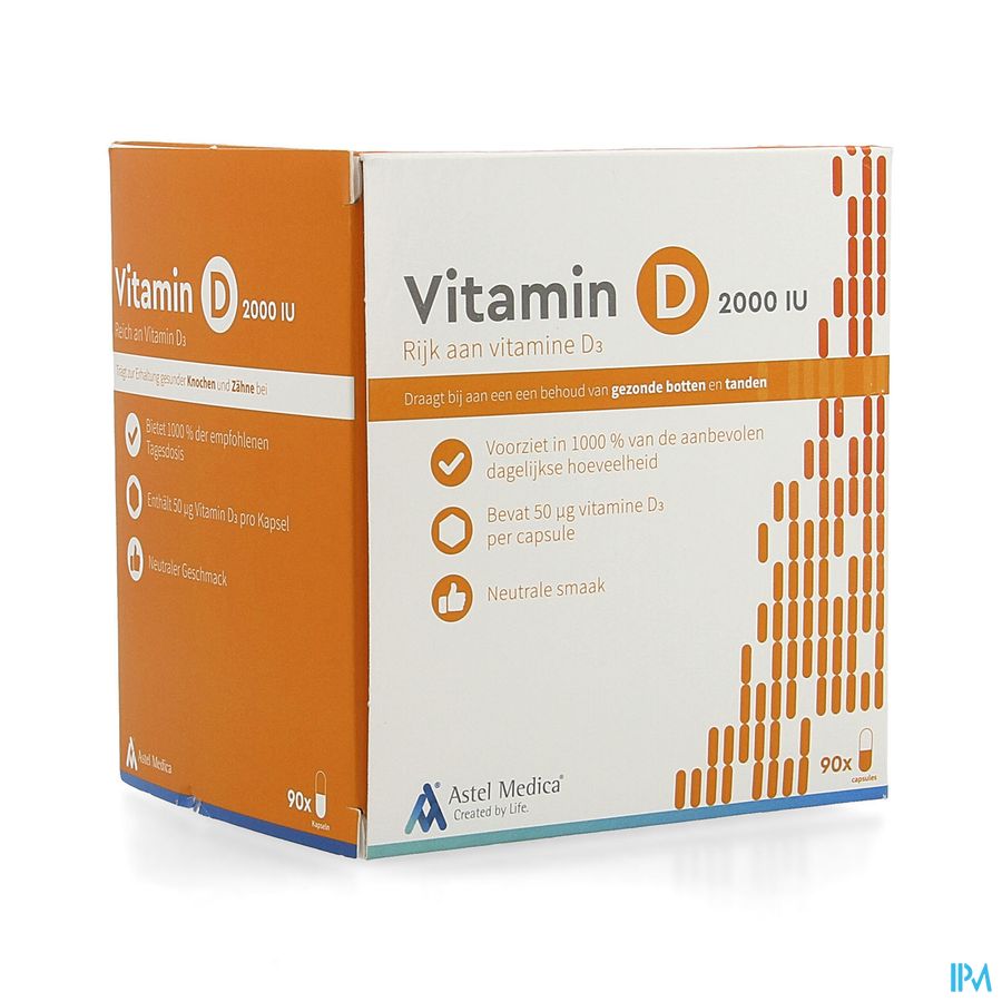 Astel Vitamin D 2000iu Caps 90