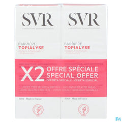 Svr Topialyse Barriere Creme Duo Tube 2x50ml