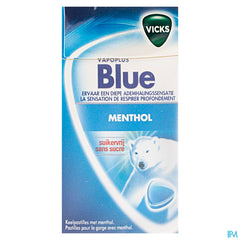 Vicks Past Bleu S/sucre 40g Box