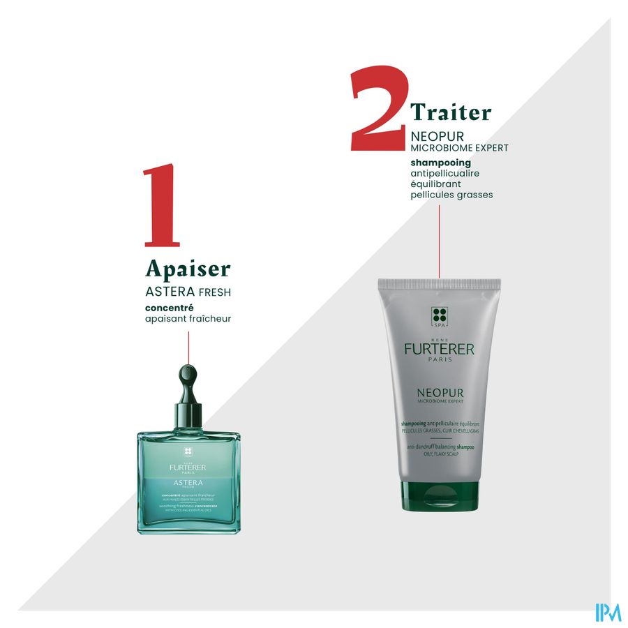 René Furterer Shampooing antipelliculaire pellicules grasse, cuir chevelu gras - Shampoing anti pelliculaire - NEOPUR MICROBIOME EXPERT