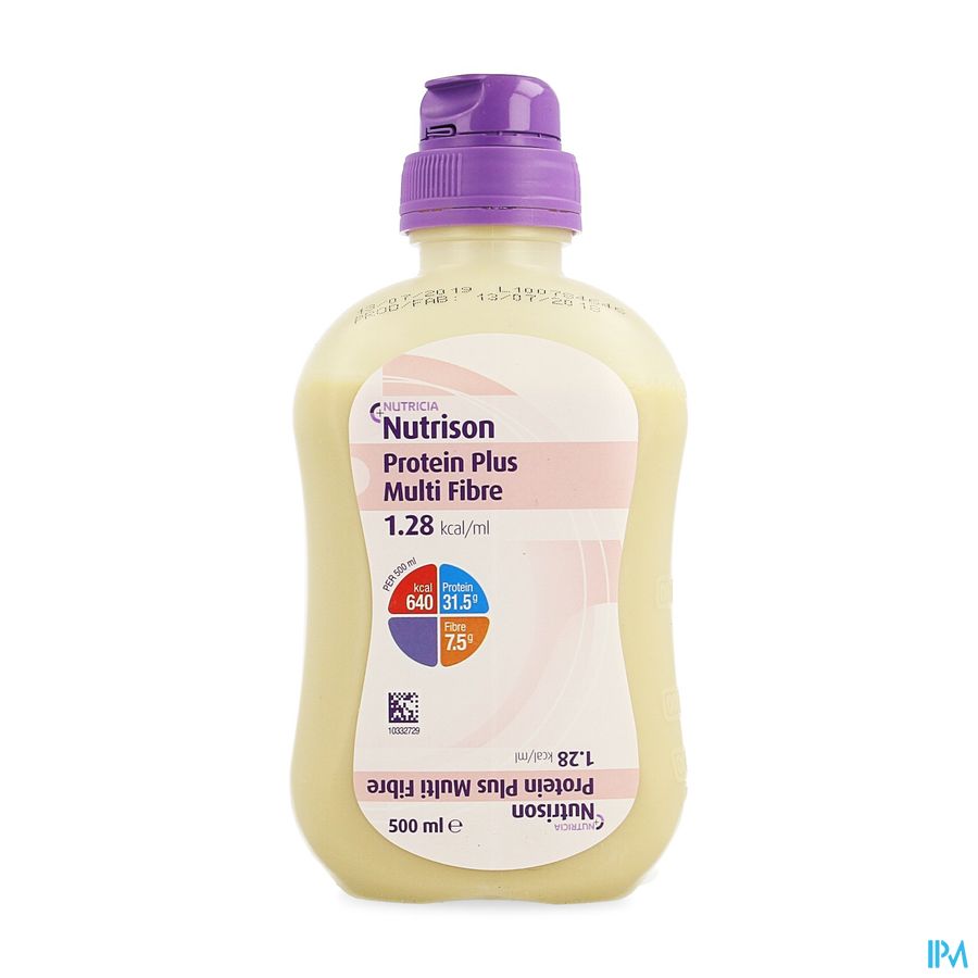 Nutrison Protein Plus Multi Fibre Alimentation Complète Par Sonde Bouteille 500ml