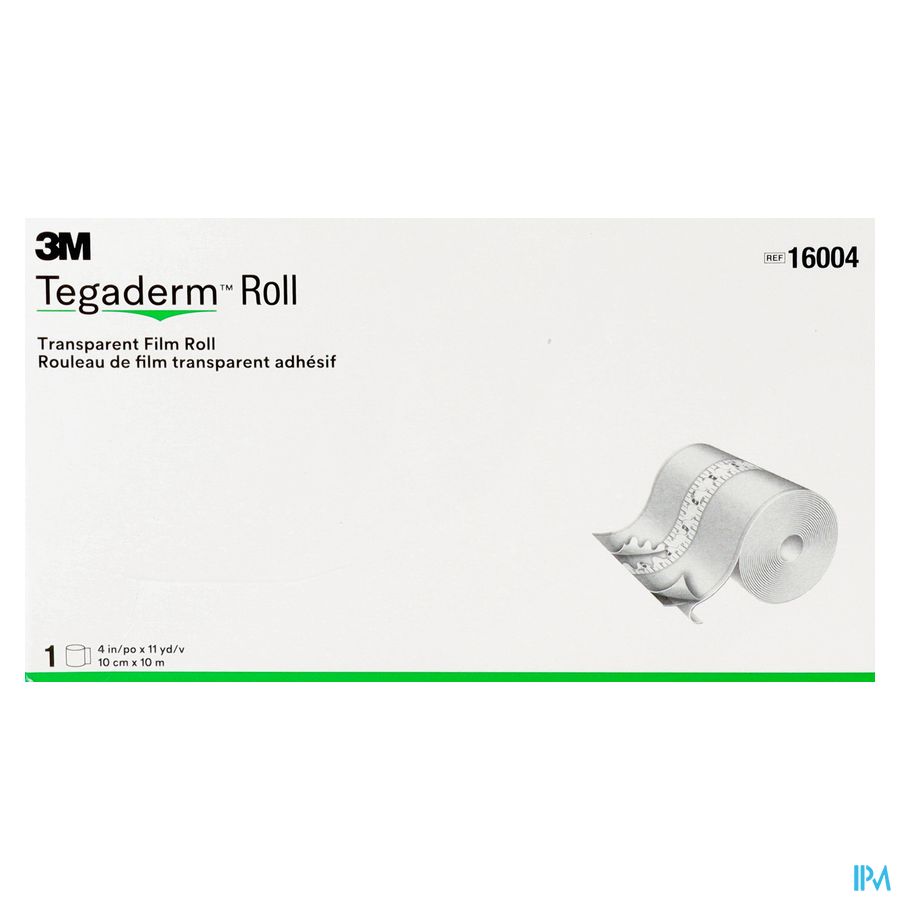 Tegaderm Roll 3m Film Transp. 10cmx10m 1 16004