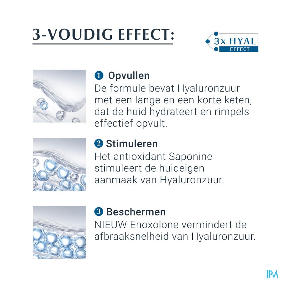 Hyaluron-Filler + 3x Effect Soin Contour des Yeux SPF 15 Anti-Rides & Anti-Âge Tube 15ml