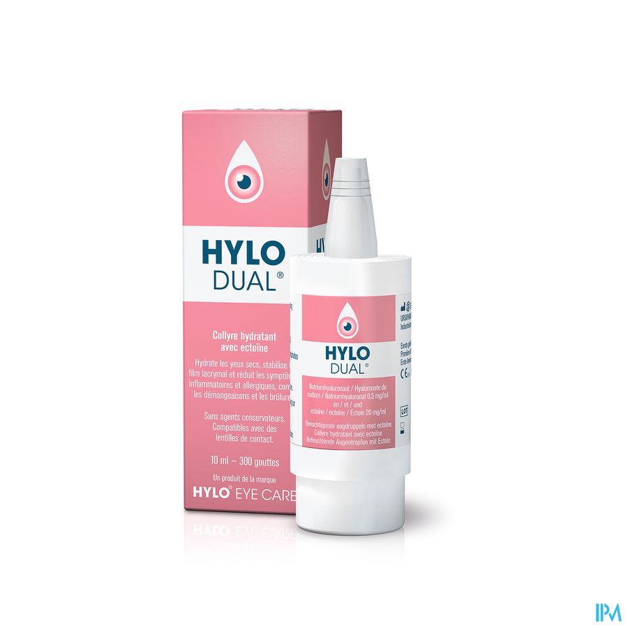 HYLO-Dual Gutt Oculaires 10Ml