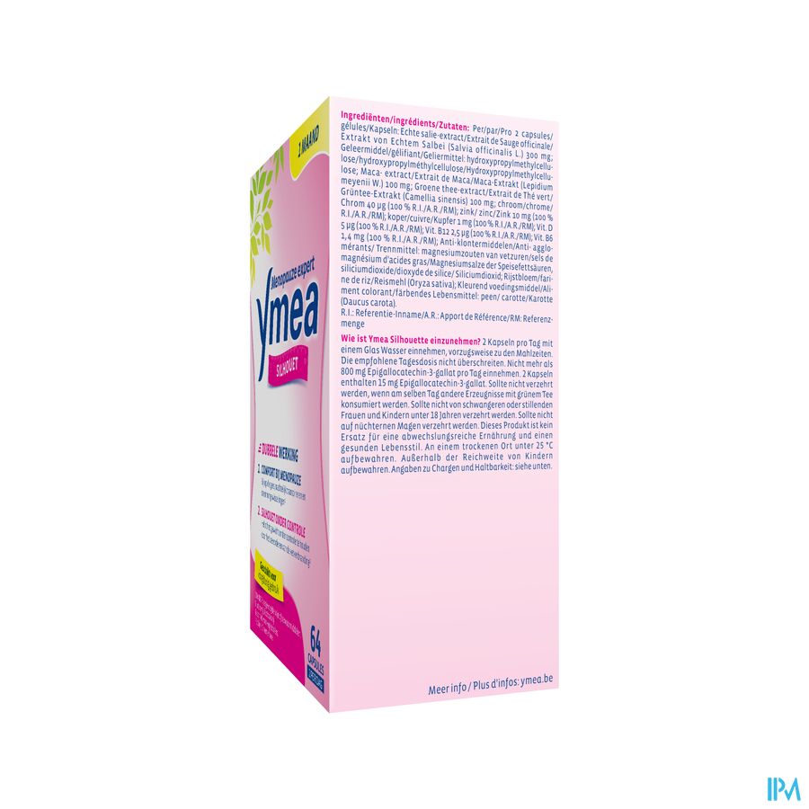 Ymea® Silhouette 64 P. - Ménopause - Bouffées De Chaleur & Poids Sous Contrôle