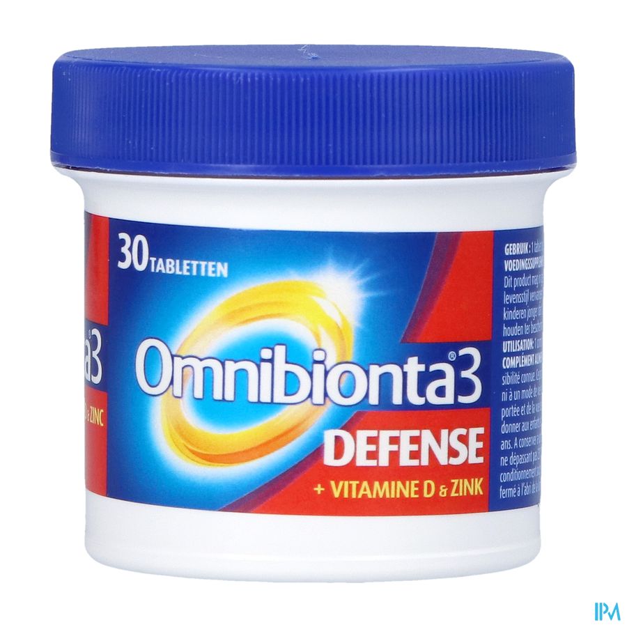 Omnibionta3 Defense Multivitamines Immunité (30 comprimés)