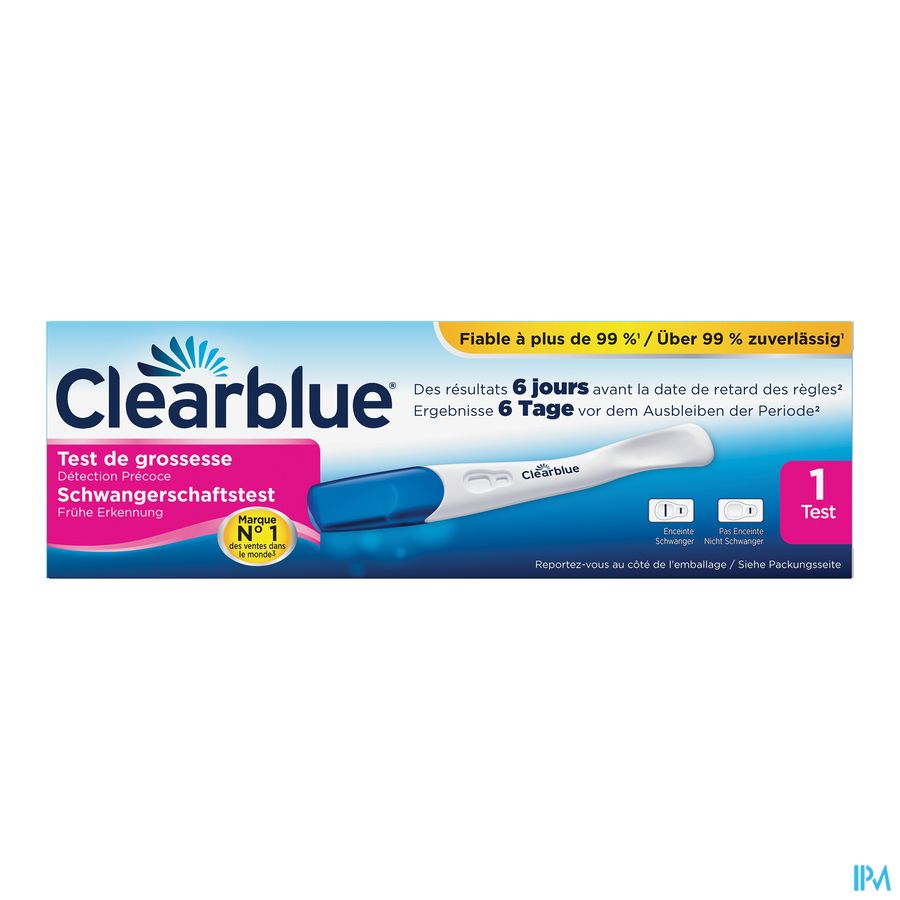 Clearblue Early Vision Stick Test Grossesse 1