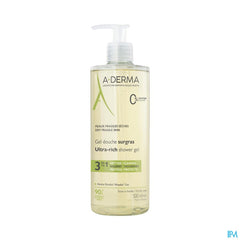 A-DERMA - LES INDISPENSABLES GEL DOUCHE SURGRAS  - Peaux fragiles sèches