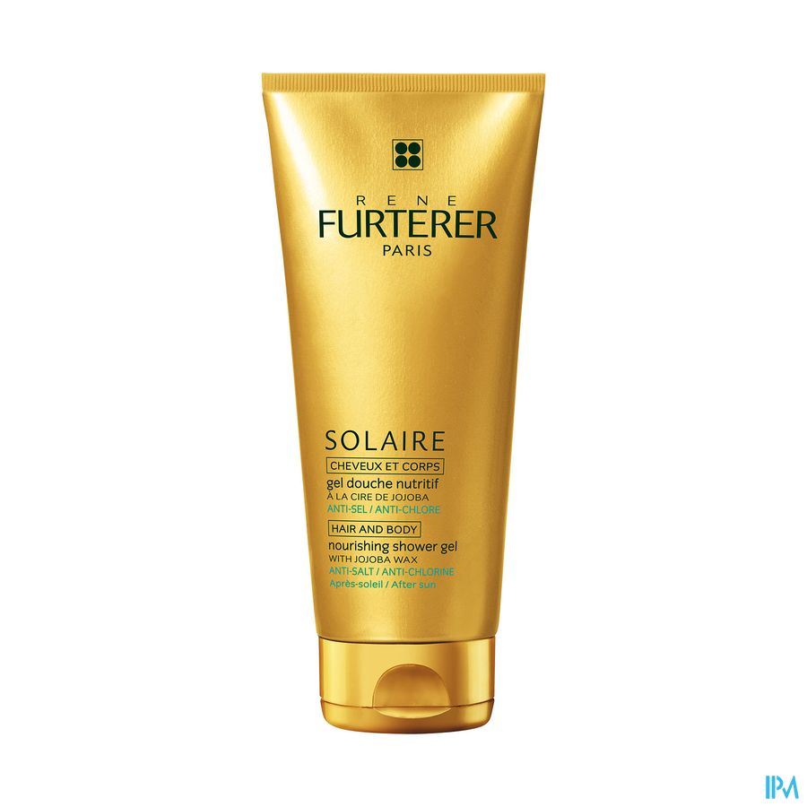 René Furterer - Gel douche nutritif - Gel douche après soleil cheveux et corps - SOLAIRE