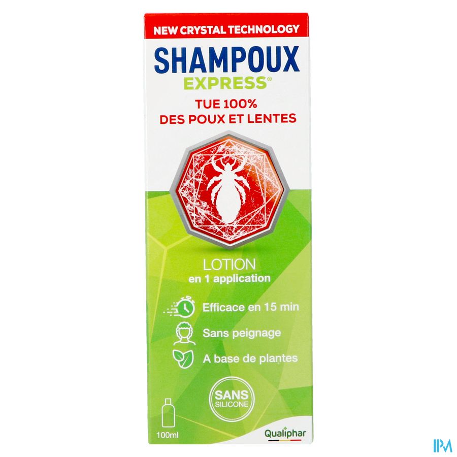 Shampoux Express anti-poux et anti-lentes lotion 100 ml